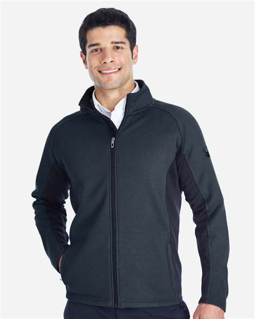 Spyder 187330, Men's Constant Full-zip Sweater Fleece Jacket, Frontier/ Black