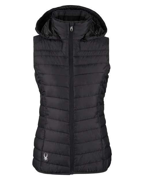 Spyder S16641, Women's Supreme Puffer Vest, Black