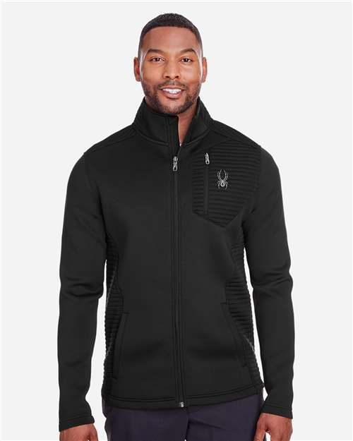 Spyder S16539, Men's Venom Full-zip Jacket, Black
