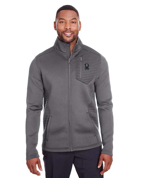 Men's Venom Full-Zip Jacket - - 12728 Polar 449A0 AB Retail Exclusive Brands CA New ab Fleece Full-Zips Jackets Mens & Unisex New AB Outerwear S&S Exclusive Brands S16539 Spyder Visible Logos Zips