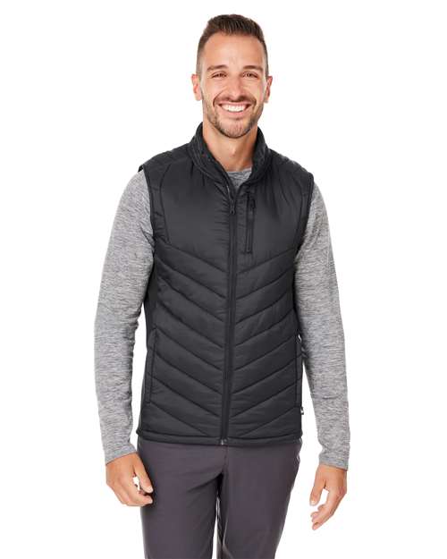 Men's Challenger Vest - - 12735 Black 480A0 AB Retail Exclusive Brands CA New ab Jackets Mens & Unisex New AB Nylon Outerwear Puffers Recycled S&S Deep Deals S&S Exclusive Brands S17929 Spyder Vests