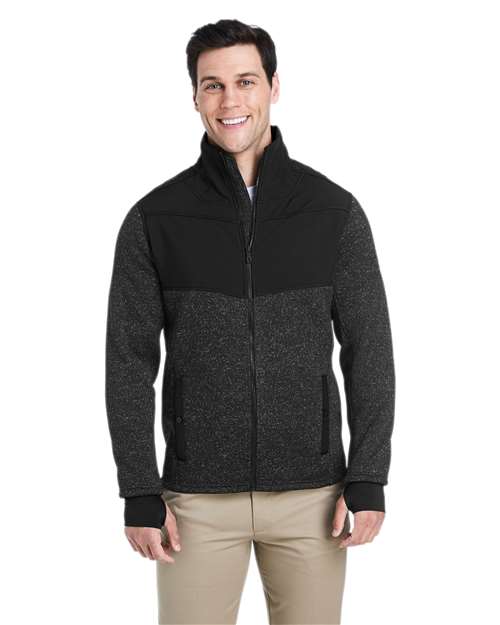 Men's Passage Sweater Jacket - - 12739 Black Powder Black 465A0 AB Retail Exclusive Brands CA New ab Fleece Full-Zips Jackets Mens & Unisex New AB Outerwear Recycled S&S Exclusive Brands S17740 Sherpa Spyder Zips