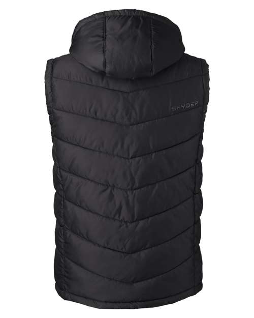 Spyder S16642, Men's Pelmo Puffer Vest, Black