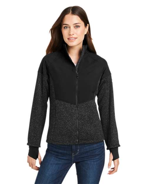 Women's Passage Sweater Jacket - - 12745 Black Powder Black 466A0 AB Retail Exclusive Brands CA New ab Fleece Full-Zips Jackets New AB Outerwear Recycled S&S Deep Deals S&S Exclusive Brands S17741 Sherpa Spyder Womens Zips