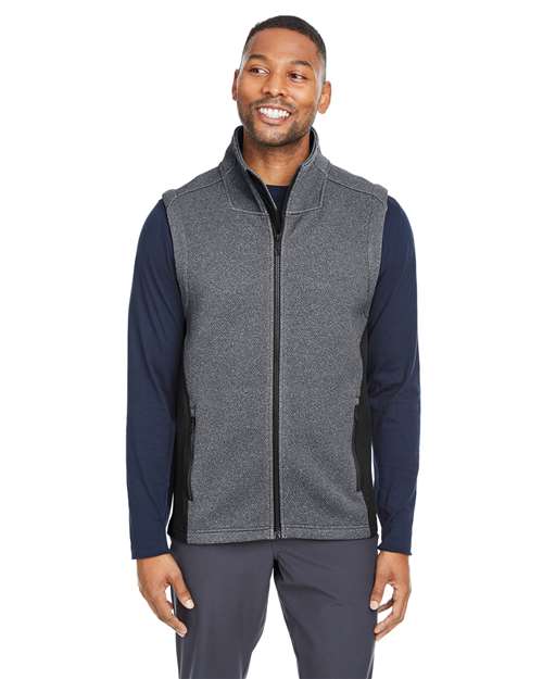Men's Pursuit Vest - - 12748 Black Heather Black 459A0 AB Retail Exclusive Brands CA New ab Fleece Jackets Mens & Unisex New AB Outerwear S&S Deep Deals S&S Exclusive Brands S17274 Spyder the edit fall fleece 2025 Vests Visible Logos