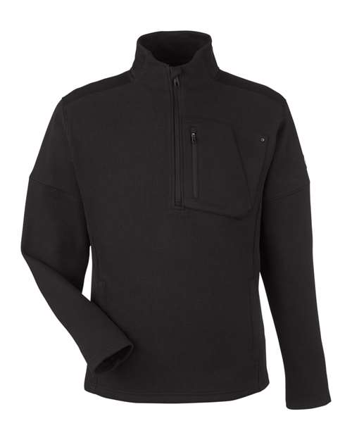 Spyder S18068, Men's Constant Canyon Quarter-zip Pullover, Black
