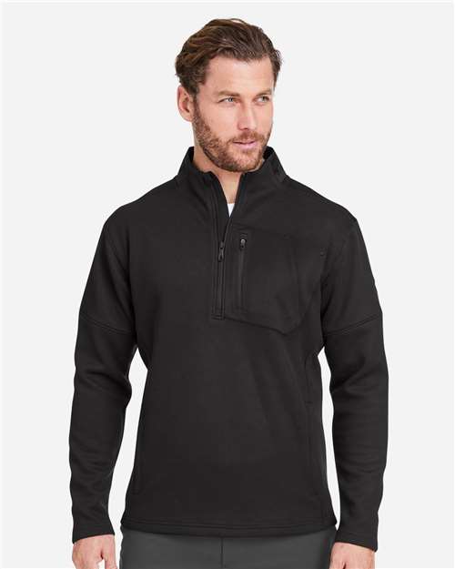 Spyder S18068, Men's Constant Canyon Quarter-zip Pullover, Black