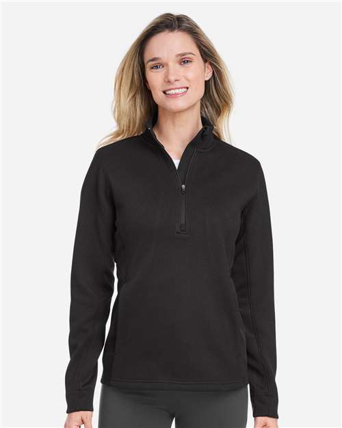 Spyder S18092, Women's Constant Canyon Quarter-zip Pullover, Black