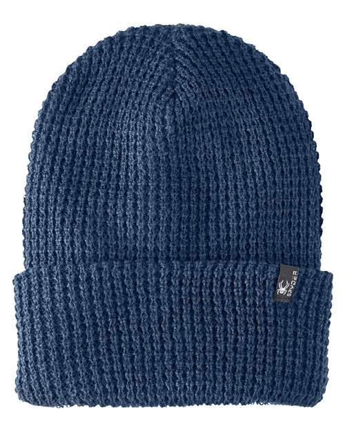 Vertex Knit Beanie - - 12788 Frontier Melange One Size 514A0 AB Retail Exclusive Brands Beanies CA New ab Flat Bills Headwear New AB Outerwear S&S Exclusive Brands SH16724 Spyder Unstructured Visible Logos