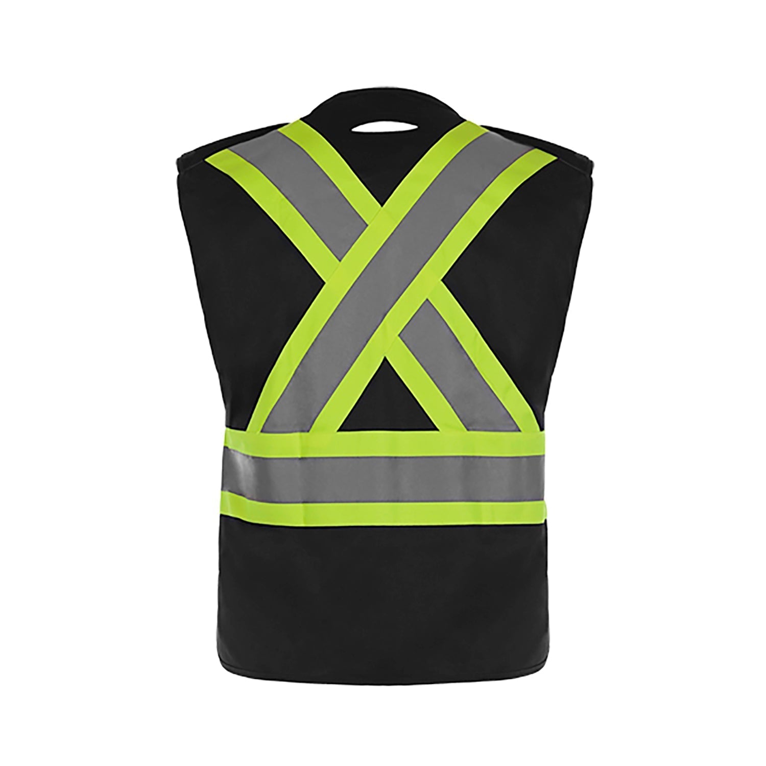 L01170 - Protector - Tricot Hi-Vis 5 Point Tear Away Vest - One Size 1170 construction vest CX2 Hi-Vis