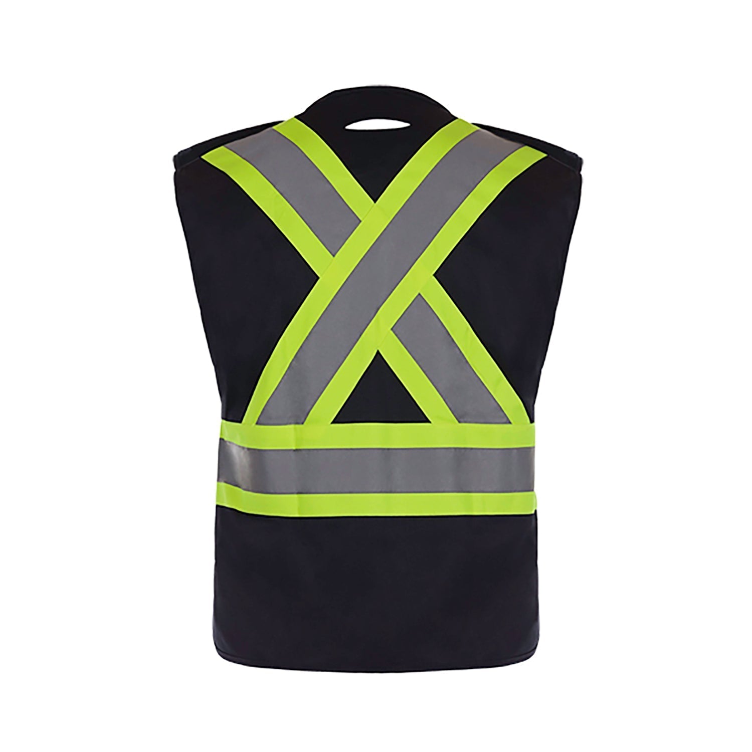 L01170 - Protector - Tricot Hi-Vis 5 Point Tear Away Vest - One Size 1170 construction vest CX2 Hi-Vis