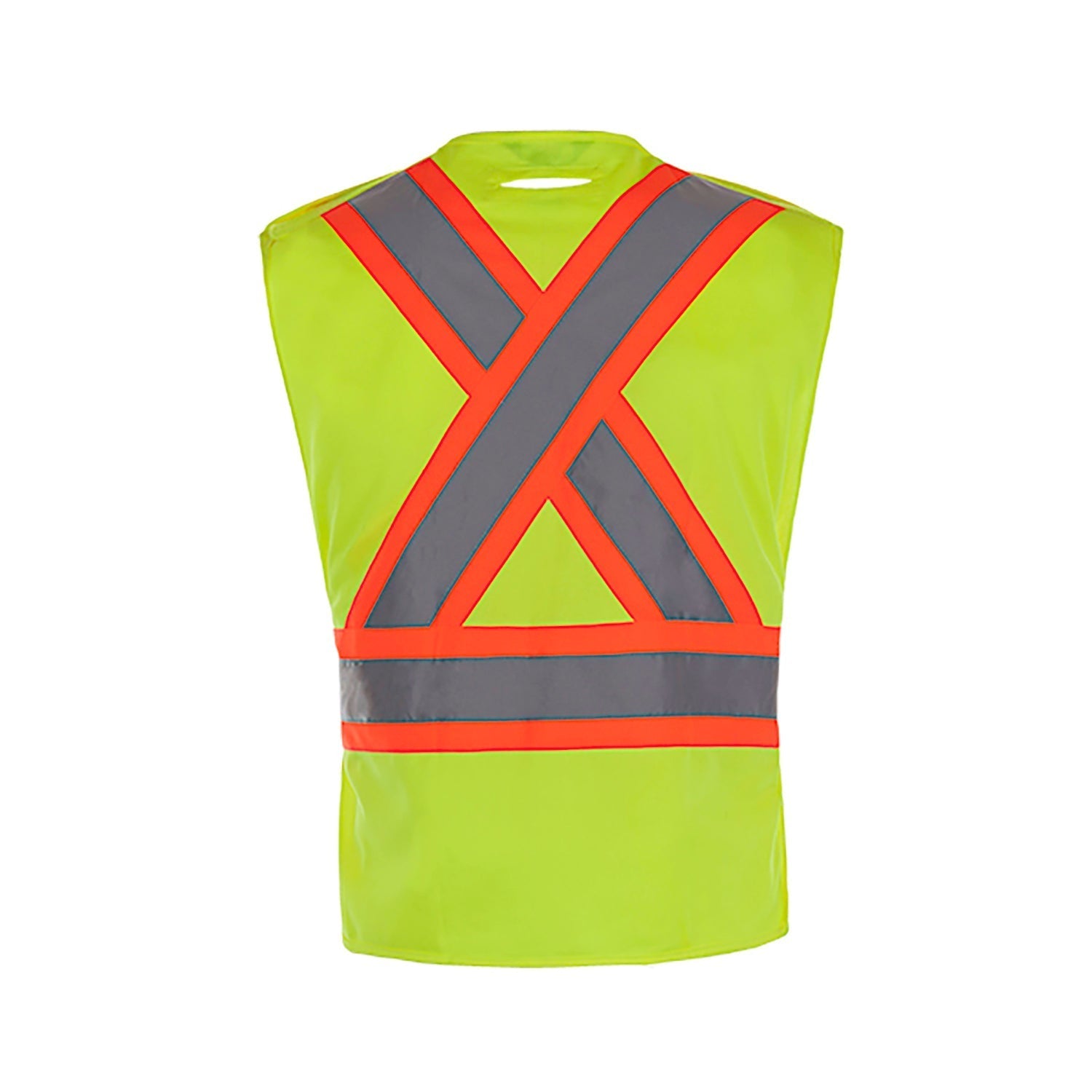L01170 - Protector - Tricot Hi-Vis 5 Point Tear Away Vest - One Size 1170 construction vest CX2 Hi-Vis