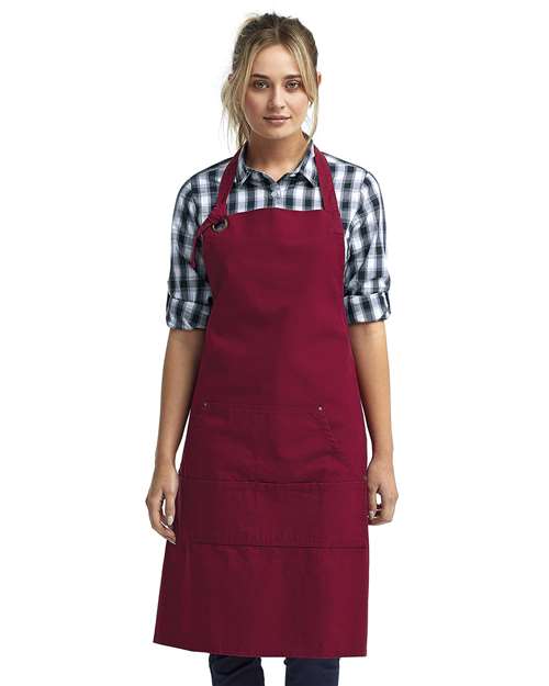 Calibre Heavy Cotton Canvas Pocket Apron - - 13095 Burgundy One Size 391A1 9-9.9 oz Accessories Adjustable Aprons Artisan Collection by Reprime CA New ab Canvas Cotton - 100% Mens & Unisex New AB Pockets RP137 Uniforms Workwear