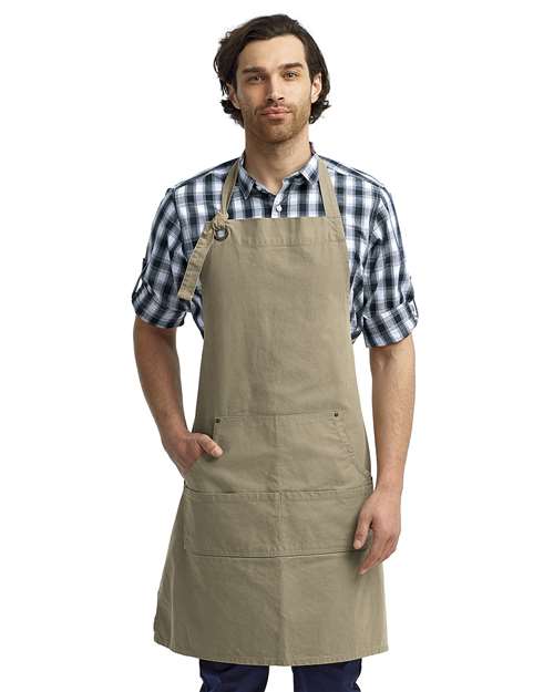 Calibre Heavy Cotton Canvas Pocket Apron - - 13095 Khaki One Size 391A1 9-9.9 oz Accessories Adjustable Aprons Artisan Collection by Reprime CA New ab Canvas Cotton - 100% Mens & Unisex New AB Pockets RP137 Uniforms Workwear