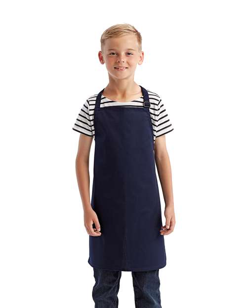 Artisan Collection by Reprime RP149, Youth Recycled Apron, Navy