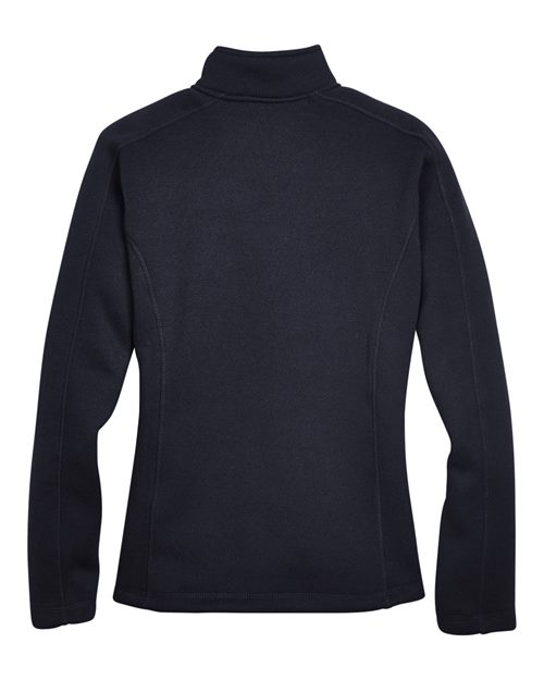 Devon & Jones DG793W, Women's Bristol Full-zip Sweater Fleece Jacket, Black
