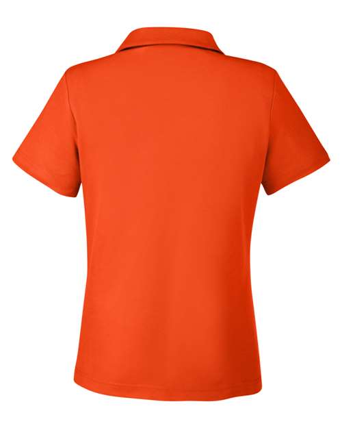 CORE365 CE112W, Women's Fusion Chromasoft Pique Polo, Campus Orange