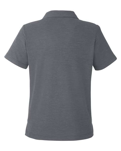CORE365 CE112W, Women's Fusion Chromasoft Pique Polo, Carbon Heather