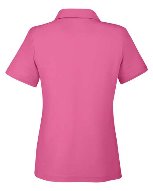 CORE365 CE112W, Women's Fusion Chromasoft Pique Polo, Charity Pink