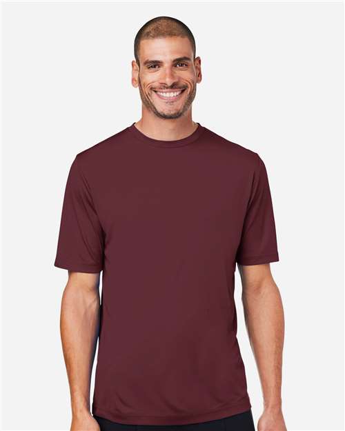 CORE365 CE10, Unisex Capital Performance T-shirt, Burgundy