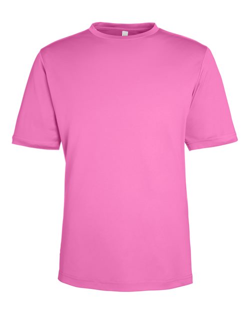 CORE365 CE10, Unisex Capital Performance T-shirt, Charity Pink