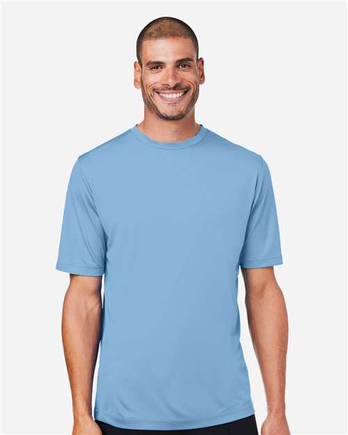 CORE365 CE10, Unisex Capital Performance T-shirt, Columbia Blue