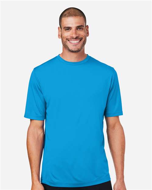 CORE365 CE10, Unisex Capital Performance T-shirt, Electric Blue
