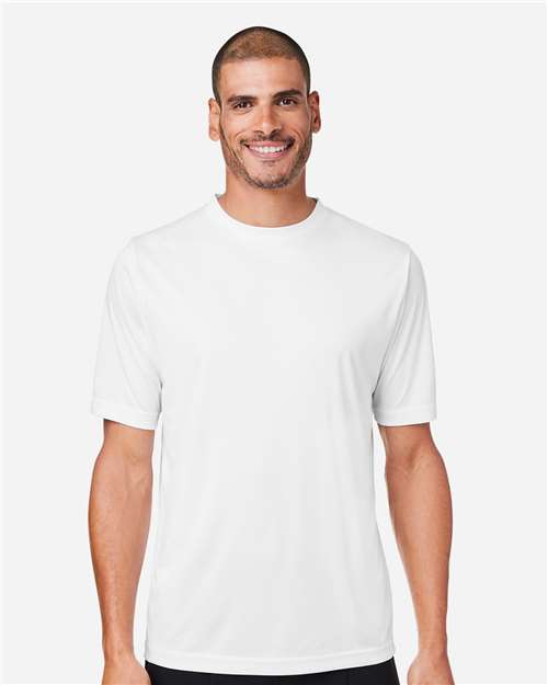 CORE365 CE10, Unisex Capital Performance T-shirt, White