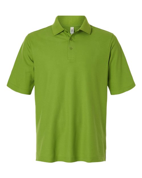 CORE365 CE106, Men's Resolve Cvc Performance Pique Polo, Acid Green