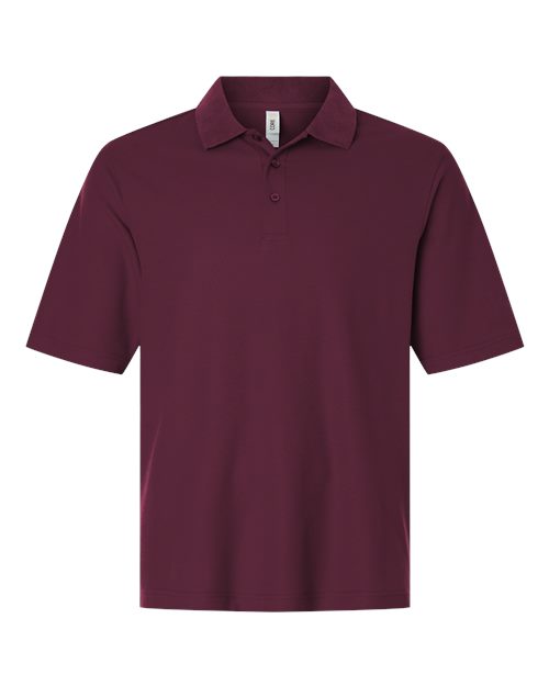 CORE365 CE106, Men's Resolve Cvc Performance Pique Polo, Burgundy