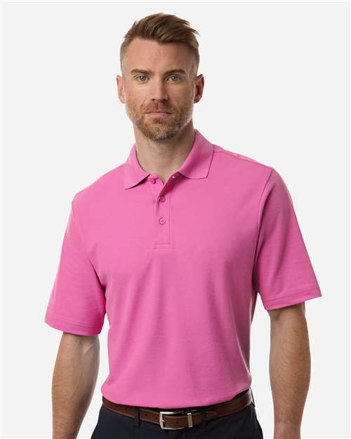 CORE365 CE106, Men's Resolve Cvc Performance Pique Polo, Charity Pink