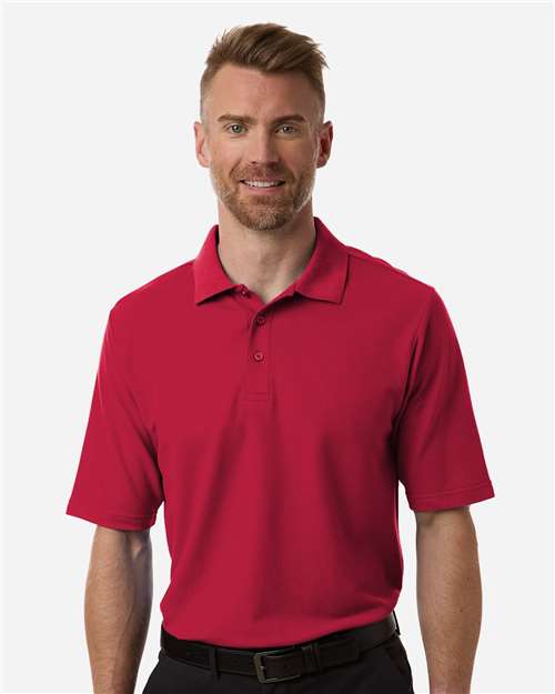 Men's Resolve CVC Performance Pique Polo - Classic Red - - 13192