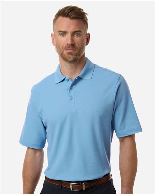 CORE365 CE106, Men's Resolve Cvc Performance Pique Polo, Columbia Blue