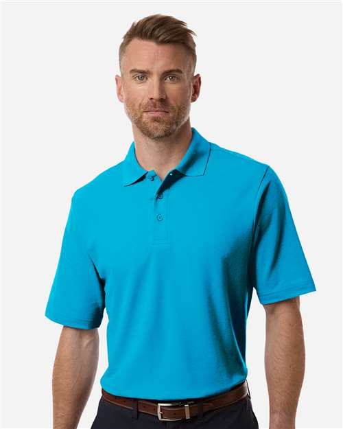 CORE365 CE106, Men's Resolve Cvc Performance Pique Polo, Electric Blue