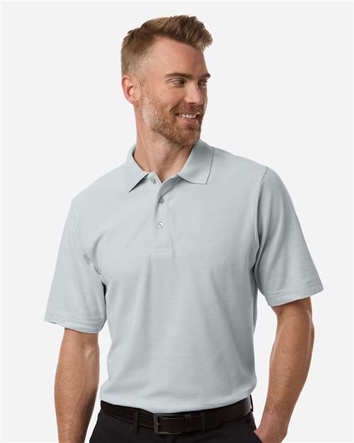 Men's Resolve CVC Performance Pique Polo - Platinum - - 13192