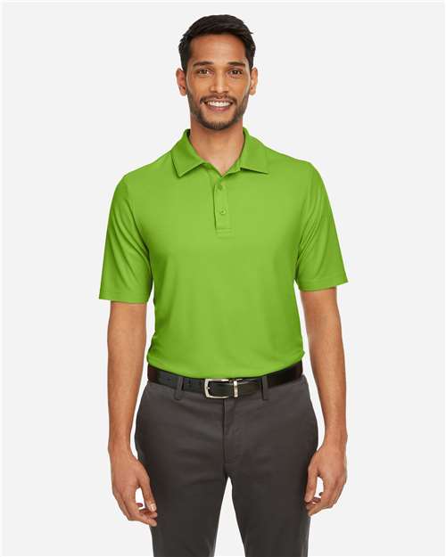 CORE365 CE112, Men's Fusion Chromasoft Pique Polo, Acid Green