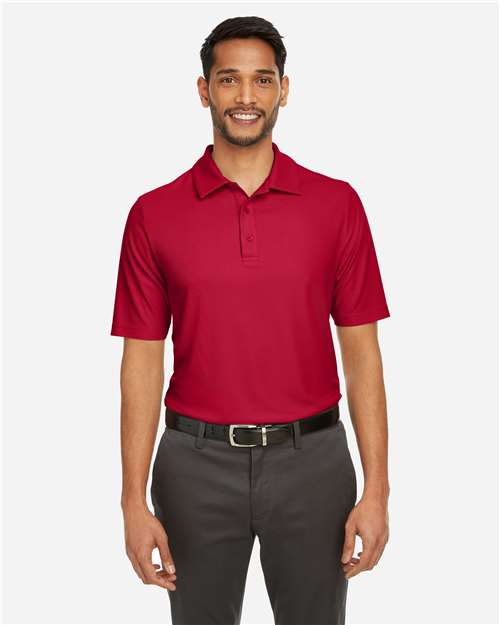 CORE365 CE112, Men's Fusion Chromasoft Pique Polo, Classic Red