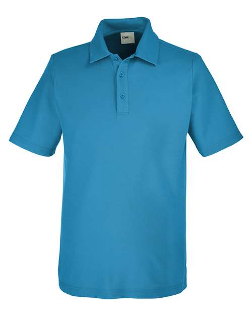 CORE365 CE112, Men's Fusion Chromasoft Pique Polo, Electric Blue
