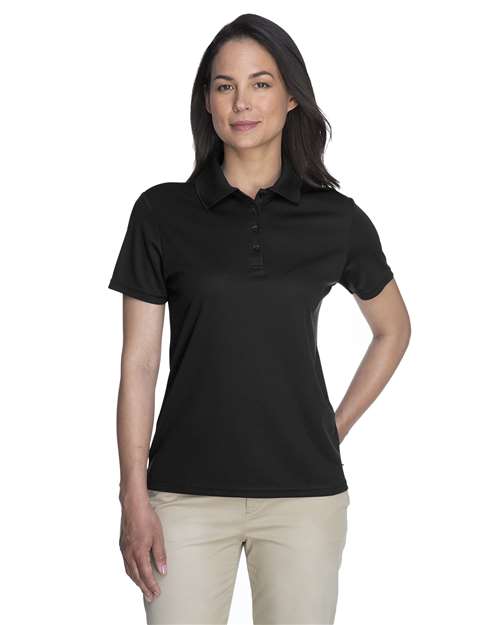 Women's Origin Performance Piqué Polo - Black - - 13179