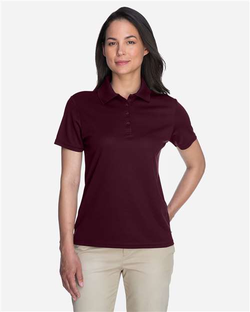 CORE365 78181, Women's Origin Performance Piqué Polo, Burgundy