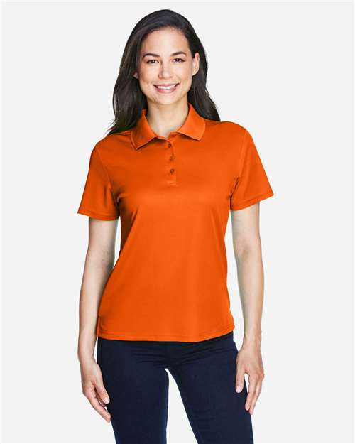 CORE365 78181, Women's Origin Performance Piqué Polo, Campus Orange