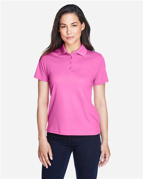 CORE365 78181, Women's Origin Performance Piqué Polo, Charity Pink
