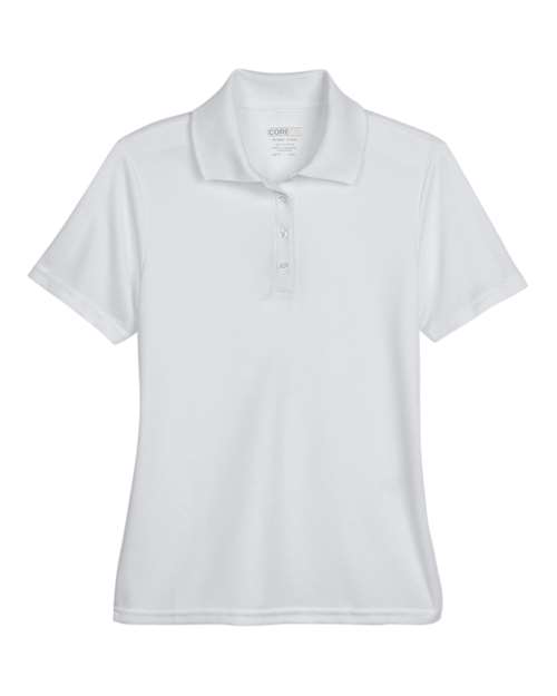 CORE365 78181, Women's Origin Performance Piqué Polo, Platinum