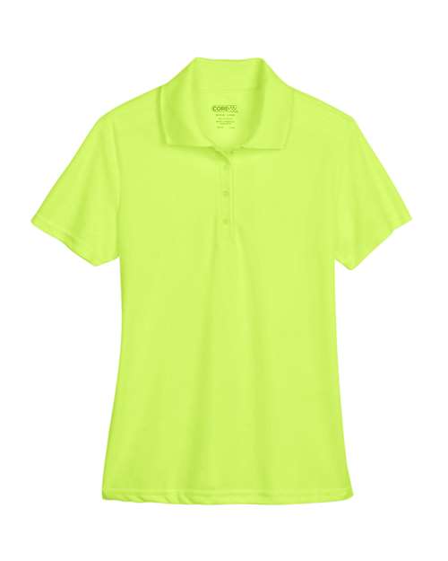CORE365 78181, Women's Origin Performance Piqué Polo, Safety Yellow