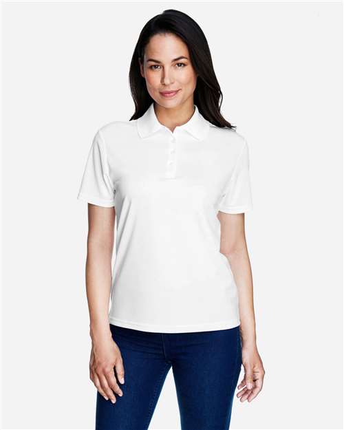 CORE365 78181, Women's Origin Performance Piqué Polo, White