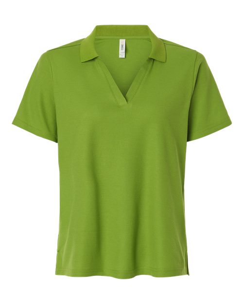 CORE365 CE106W, Women's Resolve Cvc Performance Pique Polo, Acid Green