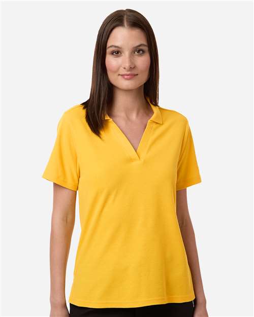 CORE365 CE106W, Women's Resolve Cvc Performance Pique Polo, Campus Gold