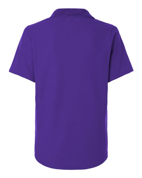 CORE365 CE106W, Women's Resolve Cvc Performance Pique Polo, Campus Purple