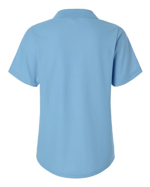 CORE365 CE106W, Women's Resolve Cvc Performance Pique Polo, Columbia Blue