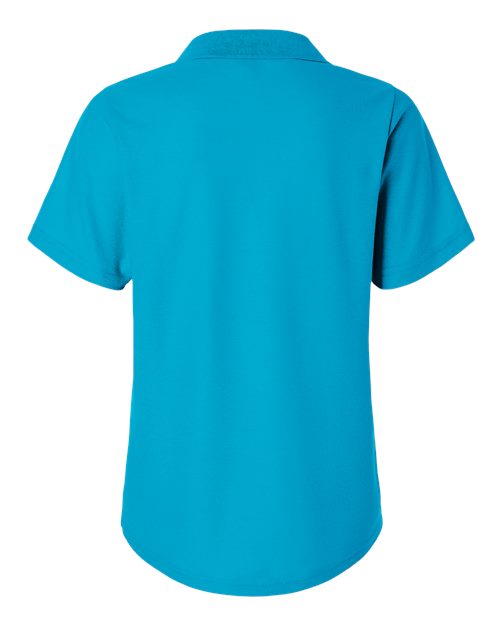 CORE365 CE106W, Women's Resolve Cvc Performance Pique Polo, Electric Blue